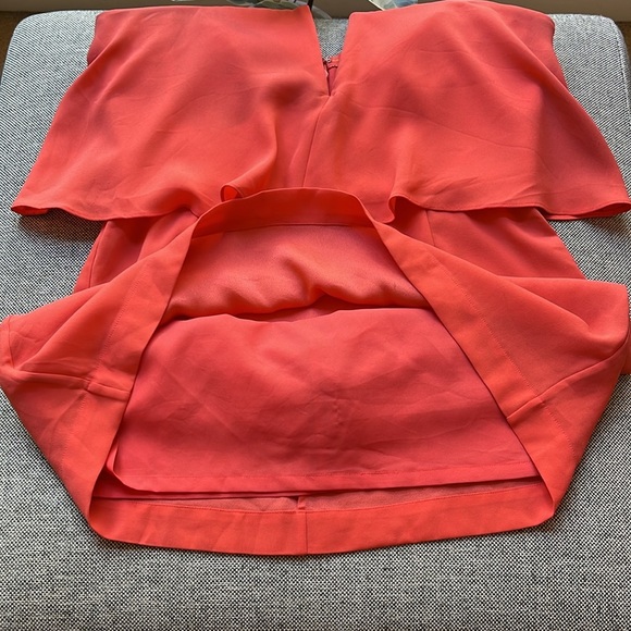 BCBG Maxazria Kate Coral Mini Dress , Size: 12 - Picture 14 of 17